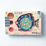 Hộp đồ chơi câu cá hình Cá kèm rổ đựng