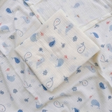 Khăn xô muslin 2 lớp đa năng cho bé