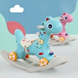 Xe ngựa bập bênh 4in1 kiêm xe chòi chân có tay đẩy