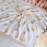 Khăn xô muslin 2 lớp đa năng cho bé