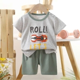 Bộ cộc cotton Quảng Châu hoạt hình cho bé