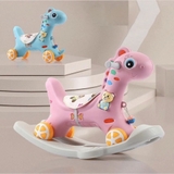 Xe ngựa bập bênh kiêm xe chòi chân cho bé