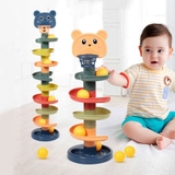 Đồ chơi tháp thả bóng xoay tròn cho bé