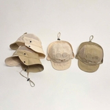 Mũ nón chống nắng tai thỏ che gáy cho bé