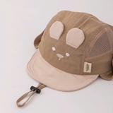 Mũ nón chống nắng tai thỏ che gáy cho bé