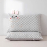 Gối băng lụa lạnh hạt đậu hình thỏ cho bé