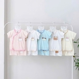 Bộ cộc sơ sinh cài chéo HG Kids in hình động vật