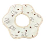 Yếm hoa xô có viền QC chống thấm cao cấp