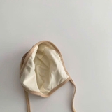 Mũ nón cotton cột dây tai gấu cho bé