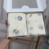 Set 2 khăn tắm xô musilin Gee cho bé