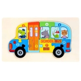 Bảng ghép gỗ phương tiên giao thông cho bé