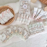 Set túi 5 khăn sữa xô muslin 2 lớp Honee họa tiết cổ tích