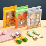 Bộ thìa nĩa hình trái cây và rau củ cho bé