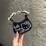 Túi xách Hello Kitty Houin quai ren kèm dây đeo cho bé