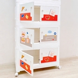 Tủ Honey 4 tầng Sasa họa tiết Gấu Thỏ