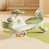 Xe lắc hình Vịt có đèn nhạc cho bé