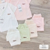 Bộ áo cộc quần dài kimono sơ sinh Maza Kids