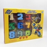 Hộp đồ chơi số biến hình Robot cho bé