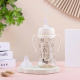 Bình nước Lion Baby có tay cầm cho bé