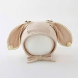 Mũ nón cột dây tai Thỏ viền ren cho bé