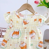 Bộ tole đùi áo cánh tiên cúc ngực H&A Kids cho bé gái