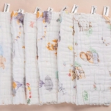 Hộp 5 khăn sữa 6 lớp Manny họa tiết cổ tích