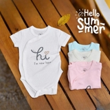 Body chip Hrnee  cộc tay Baby Say Hi