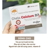 Canxi hữu cơ Chela Calcium D3 hộp 30v