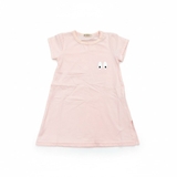 Đầm váy hồng hình con mắt xuất dư cho bé