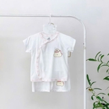 Bộ cộc sơ sinh cài chéo HG Kids in hình động vật