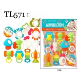 Bộ xúc xắc gặm nướu 13 chi tiết - 571