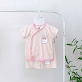 Bộ cộc sơ sinh cài chéo HG Kids in hình động vật