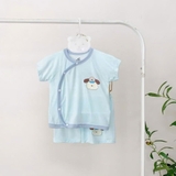 Bộ cộc sơ sinh cài chéo HG Kids in hình động vật