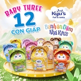 Bánh ăn dặm Kyu's Baby Three 12 con giáp vị ngẫu nhiên cho bé 8M+ (20g)