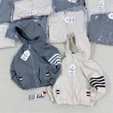 Áo khoác gió lưới 2 lớp phối tay sọc BB Bebé cho bé