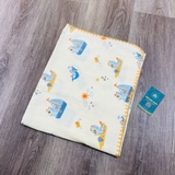Chăn xô musilin 4 lớp Anchee viền ziczac