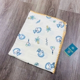 Chăn xô musilin 4 lớp Anchee viền ziczac