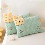 Gối vải nhung hạt đậu hình mèo