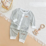 Bộ dài sơ sinh pettit cài thẳng Hannie cho bé