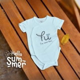 Body chip Hrnee  cộc tay Baby Say Hi