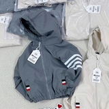 Áo khoác gió lưới 2 lớp phối tay sọc BB Bebé cho bé