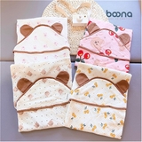 Ủ choàng xô muslin Boona có đai