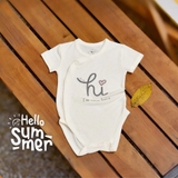 Body chip Hrnee  cộc tay Baby Say Hi