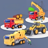Hộp 6 xe công trình cỡ lớn cho bé