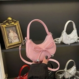 Túi xách đính nơ cột kèm dây đeo cho bé gái