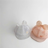 Mũ nón lưỡi trai ren hoa đính nơ cho bé gái