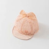 Mũ nón lưỡi trai ren hoa đính nơ cho bé gái