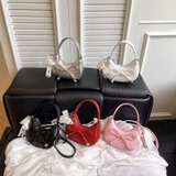 Túi xách đính nơ cột kèm dây đeo cho bé gái