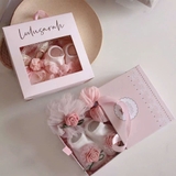 Set hộp 3 món Turban kèm tất Chicbaby