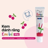 Kem đánh răng Bzu Bzu hương trái cây cho bé 0-3Y